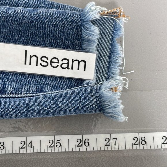 Insane Gene Jeans NWT Hi-Rise Ankle Skinny Medium Wash Blue Denim Size 1 24 - Picture 13 of 13